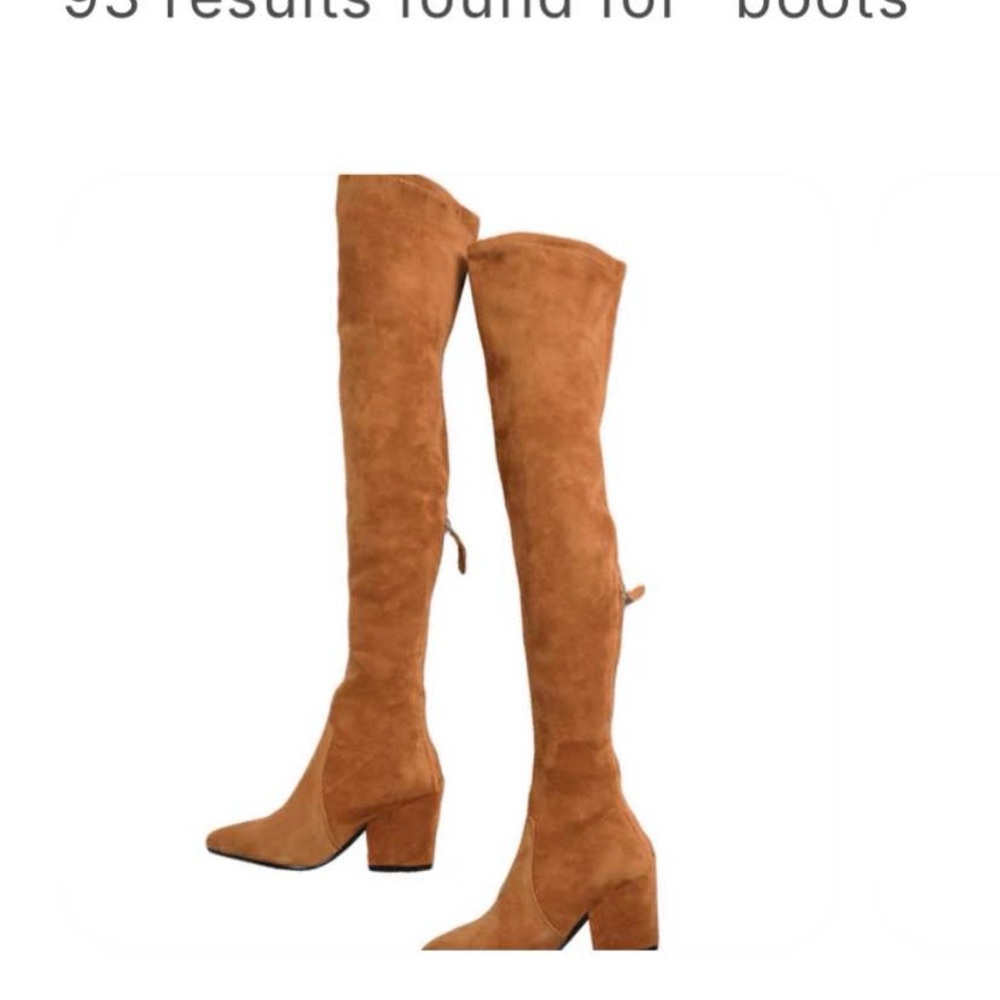 Goodnight Macaroon Tan Over the Knee Boots